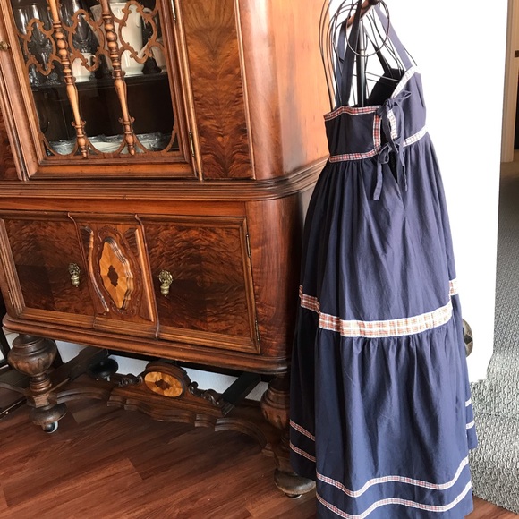 SOLD Stirling Cooper London Iconic 70’s Blue Dress - Picture 5 of 8